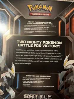 POKEMON BATTLE ARENA DECKS: BLACK KYUREM VS. WHITE KYUREM BOX - BRAND NEW FACTOR - Image 3