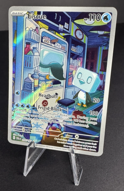 Eiscue 205/193 Holo Illustration Rare - Paldea Evolved - Pokemon TCG - NM - Image 3