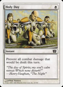 8th Edition Holy Day MTG Magic the Gathering NM - Image 1