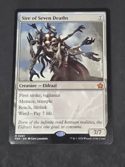 Sire of Seven Deaths Foundations FDN MTG NM Magic The Gathering - Image 3