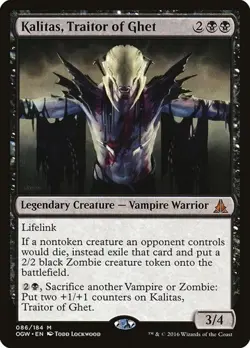 Kalitas, Traitor of Ghet Oath of the Gatewatch LP MTG - Image 1