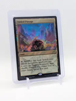 MTG - Fabled Passage - Surge Foil Rare #67 - Commander: TMNT (TMC) NM - Image 1