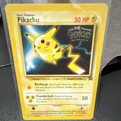 Wizards of the Coast Pikachu #4 Black Star Promo 1999 Regular Eng 50 HP Basic - Image 1