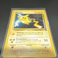 Wizards of the Coast Pikachu #4 Black Star Promo 1999 Regular Eng 50 HP Basic - Image 3