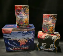 Pokemon Chaos Rising Sealed ETB & 2 Booster Bundle & 1 booster bundle box lot - Image 1