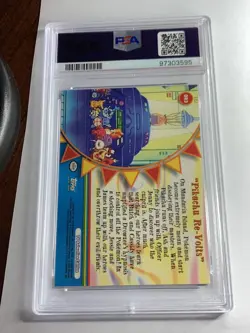 2000 Topps Pokemon TV #OR3 Pikachu Re-Volts Foil Animation Series 3 PSA 8 NM-MT - Image 2