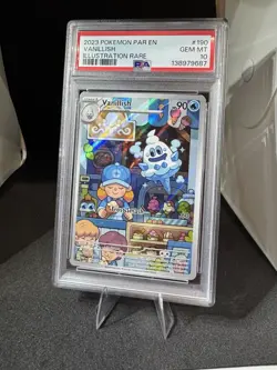 2023 Pokemon Paradox Rift Vanillish 190 Illustration Rare PSA 10 English - Image 1