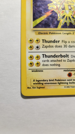 2003 Vintage Zapdos 19/110 - Legendary Collection Set Holo Rare Pokemon TCG - LP - Image 4