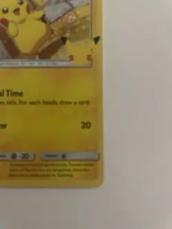 Pokemon Pikachu 25/25 HOLO 25th Anniversary McDonalds 2021 LP - Image 4