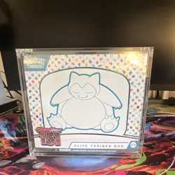 Pokemon TCG Scarlet & Violet 151 Elite Trainer Box Snorlax English 2023 - Image 1