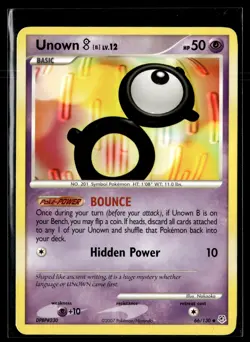 Unown [B] 66/130 Diamond & Pearl Uncommon Pokemon - Image 1