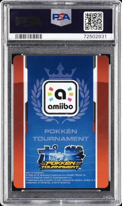 2016 POKEMON PROMO POKKEN TOURNAMENT SHADOW MEWTWO PSA 9 - Image 2