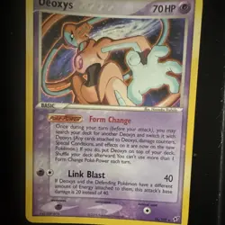 Nintendo Pokemon TCG Deoxys 16/107 EX Deoxys Holo Rare Exclusive 70HP 2005 - Image 1