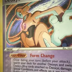 Nintendo Pokemon TCG Deoxys 16/107 EX Deoxys Holo Rare Exclusive 70HP 2005 - Image 2