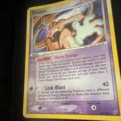 Nintendo Pokemon TCG Deoxys 16/107 EX Deoxys Holo Rare Exclusive 70HP 2005 - Image 3