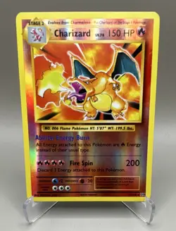 Pokemon Company Charizard 11/108 Evolutions Holo Rare Reverse Holo 150HP 2016 - Image 1