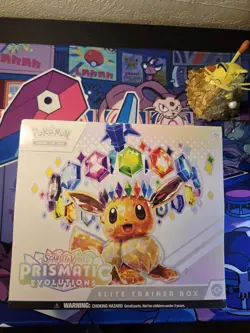 *SEALED* Pokemon Prismatic Evolutions ETB Elite Trainer Box Eevee Full Art Promo - Image 1