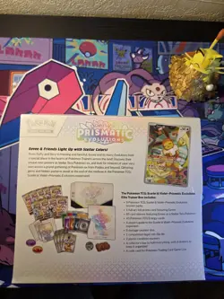 *SEALED* Pokemon Prismatic Evolutions ETB Elite Trainer Box Eevee Full Art Promo - Image 2