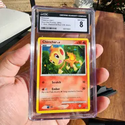 CGC NM/MINT 8 HOLO Chimchar Pokemon 2007 Black Star Promos:Diamond & Pearl: DP02 - Image 3