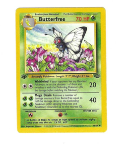 Butterfree 33/64 1st Edition "D Error" Misprint Pokemon Jungle 1999 Wotc - Image 1