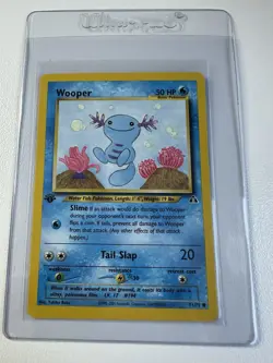 Wooper 1st Edition 71/75 Neo Discovery WOTC Vintage Pokemon - Image 1