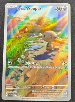 Pokemon Paldean Wooper Illustration Rare 102/094 NM ME02 Phantasmal Flames - Image 1