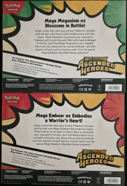 Pokemon TCG Ascended Heroes Ex Box, Mega Meganium, Mega Emboar Sealed. - Image 2