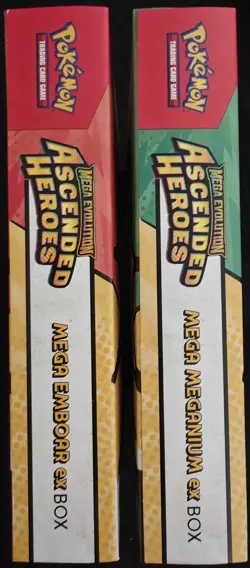 Pokemon TCG Ascended Heroes Ex Box, Mega Meganium, Mega Emboar Sealed. - Image 4