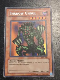 Yu-Gi-Oh! RARE CARD SHADOW GHOUL MRD-090 1996 VINTAGE PRINT MP - Image 1