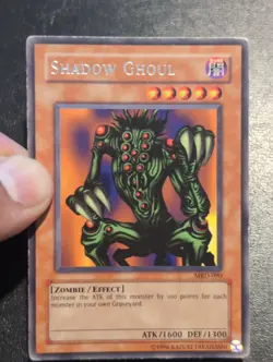 Yu-Gi-Oh! RARE CARD SHADOW GHOUL MRD-090 1996 VINTAGE PRINT MP - Image 3