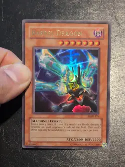 Yu-Gi-Oh ULTRA RARE CARD BARREL DRAGON MRD-126 1996 VINTAGE PRINT LP - Image 4