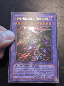 Yu-Gi-Oh! ULTRA RARE CARD FIVE-HEADED DRAGON SD09-ENSS1 NM/VLP - Image 2