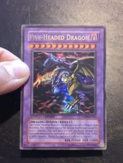Yu-Gi-Oh! ULTRA RARE CARD FIVE-HEADED DRAGON SD09-ENSS1 NM/VLP - Image 4