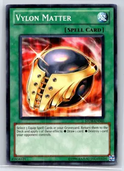 Vylon Matter STOR-EN060 Common / Short Print Storm of Ragnarok Yu-Gi-Oh LP - Image 1