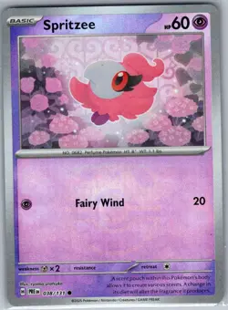 Spritzee (Master Ball) 038/131 SV: Prismatic Evolutions - Pokemon Card - NM - Image 1