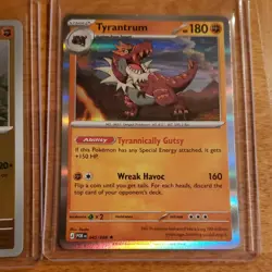 Pokemon TCG Tyrantrum 45/88 Perfect Order Holo Card 045/088. And Tyrunt #44 - Image 2