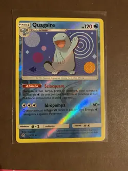 Pokemon Quagsire Holo Foil Italian Card 26/70 Stage 1 120 HP 2018 - Image 1