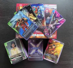 100 Gundam TCG Cards Bulk Lot - Dual Impact [GD02] - C/U/R - 10 GUARENTEED RARES - Image 1