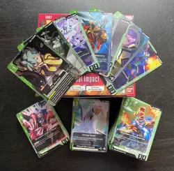 100 Gundam TCG Cards Bulk Lot - Dual Impact [GD02] - C/U/R - 10 GUARENTEED RARES - Image 4
