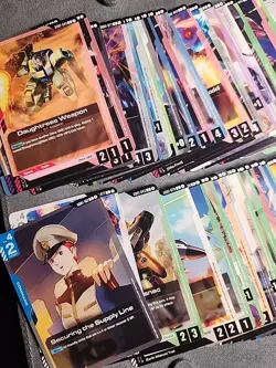 100 Gundam TCG Cards Bulk Lot -[GD01, GD02] - C/U - Image 2