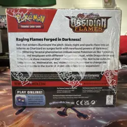 Pokemon TCG Scarlet & Violet - Obsidian Flames Booster Box - 36 Packs 820650863745 - Image 2