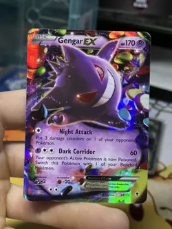 Gengar EX 34/119 XY Phantom Forces 2014 Holo Rare Pokemon Card TCG - Image 3