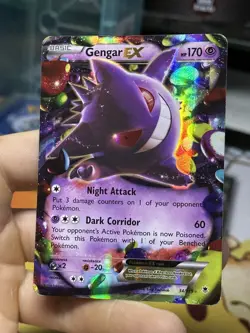 Gengar EX 34/119 XY Phantom Forces 2014 Holo Rare Pokemon Card TCG - Image 4