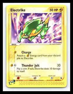 💥 ELECTRIKE 30/109 2003 EX Ruby & Sapphire Pokemon Card TCG E-Series Nintendo - Image 1