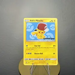 Ash's Pikachu - SM113 - Promo - Pokemon Card - Image 1