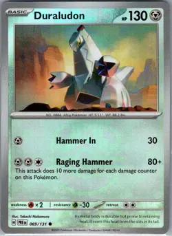 Duraludon Master Ball 069/131 SV: Prismatic Evolutions - Pokemon Card - NM - Image 1