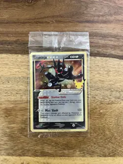 Greninja Gold Star SWSH144 Sword Shield Black Star Promo Pokemon Card Sealed NM - Image 1