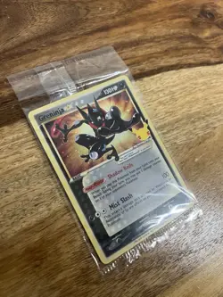 Greninja Gold Star SWSH144 Sword Shield Black Star Promo Pokemon Card Sealed NM - Image 2