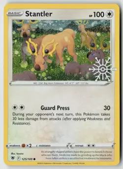 Stantler - (Holiday Calendar) 125/189 - Misc Cards & Products Holo - PTCG - LP - Image 1