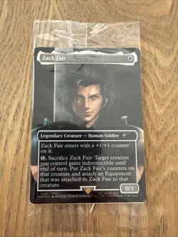 MTG Zack Fair Promo Card Final Fantasy VII REBIRTH Switch 2 Bonus Sealed 🔥 RARE - Image 1